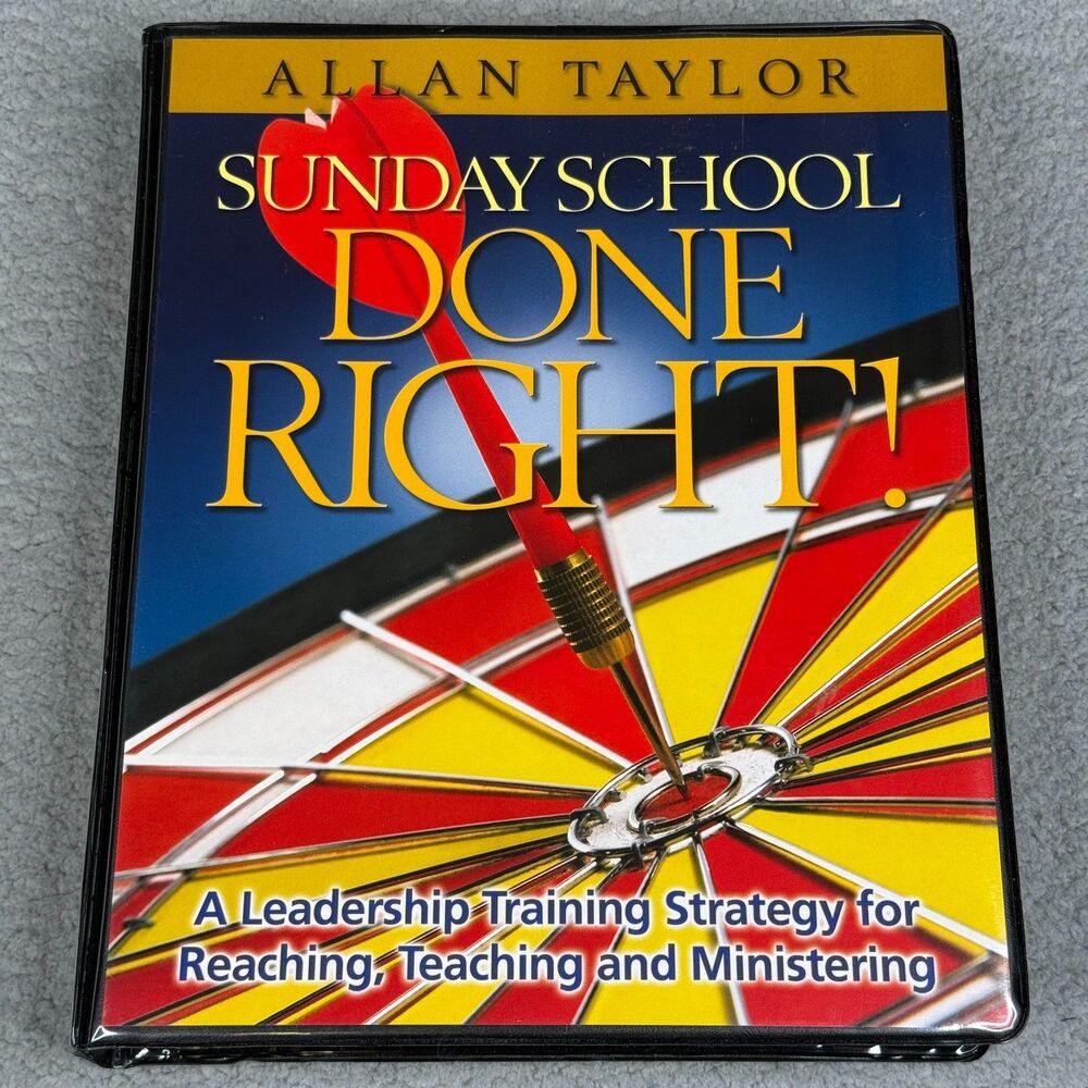 Sunday School Done Right Allan Taylor DVD CD Leader Guide‎ Kit Christian Bible